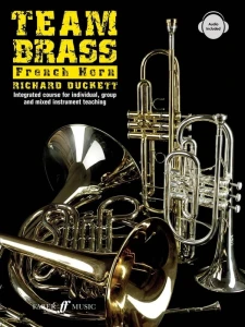 Team Brass: French Horn - Richard Duckett (+ audio online) - szkoła gry na waltorni rogu