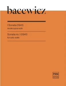 Grażyna Bacewicz: Sonata na skrzypce solo (1941) - nuty na skrzypce