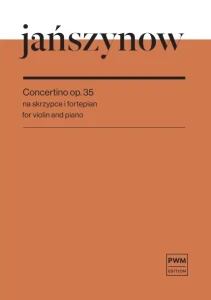 Concertino w stylu rosyjskim op. 35 - nuty na skrzypce - Aleksiej Jańszynow