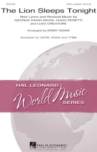 The Lion Sleeps Tonight - Kirby Shaw - nuty na chór żeński SSAA