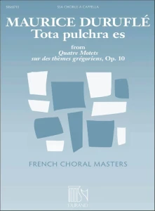 Maurice Durufle: Tota Pulchra Es - nuty na chór żeński SSA