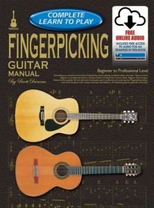 Progressive Complete Learn To Play: Fingerpicking Guitar Manual - Brett Dancan - szkoła gry techniką fingerstyle na gitarze (+ audio online)