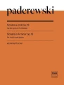 Ignacy Jan Paderewski: Sonata a-moll op. 13 - nuty na skrzypce i fortepian