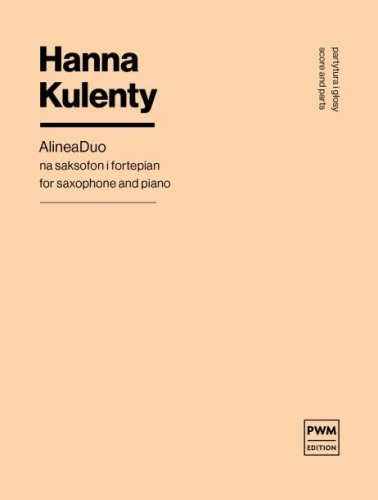 Hanna Kulenty: AlineaDuo - nuty na saksofon i fortepian