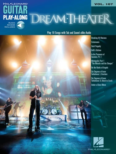 Guitar Play-Along Vol. 167: Dream Theater (+ audio online) - nuty i tabulatury na gitarę elektryczną