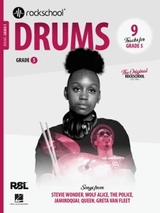 Rockschool Drums Grade 5 (+ materiały online) - szkoła gry na perkusji dla średnio-zaawansowanych