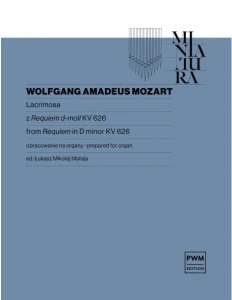 Wolfgang Amadeus Mozart: Lacrimosa z Requiem d-moll KV 626 - nuty na organy