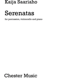 Kaija Saariaho: Serenatas for percussion, violoncello and piano - nuty na perkusję, wiolonczelę i fortepian