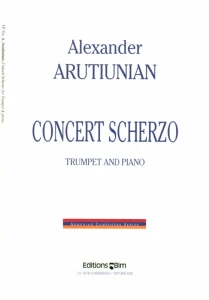 Aleksander Arutiunian: Concert Scherzo for Trumpet and Piano - nuty na trąbkę i fortepian