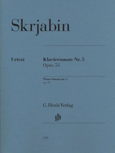 Aleksandr Skriabin: Klaviersonate Nr. 5 Fis-dur op. 53 - sonata fortepianowa - nuty na fortepian