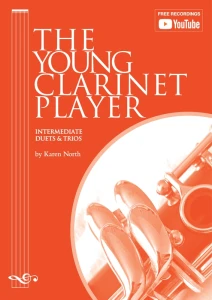 Karen North: The Young Clarinet Player Intermediate Duets & Trios (+ audio online) - trudniejsze duety i tria klarnetowe