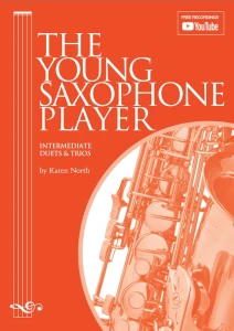 Karen North: The Young Saxophone Player Intermediate Duets & Trios (+ audio online) - trudniejsze duety i tria saksofonowe