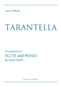 Laura Netzel: Tarantella - Karen North - nuty na flet poprzeczny i fortepian
