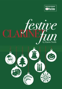 Festive Clarinet Fun - Karen North (+ audio online) - utwory na różne święta na koniec roku kalendarzowego - solo, duety, tria - nuty na klarnet