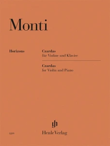 Vittorio Monti: Czardas for Violin and Piano - czardasz - nuty na skrzypce z fortepianem