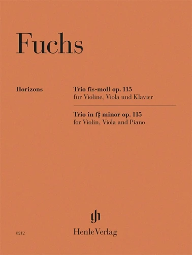 Robert Fuchs: Trio f sharp minor op. 115 for Violin, Viola and Piano - trio Fis-moll - nuty na skrzypce, altówkę i fortepian