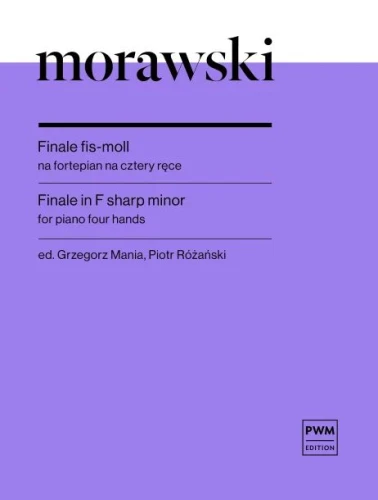 Eugeniusz Morawski: Finale fis-moll - nuty na fortepian na cztery ręce