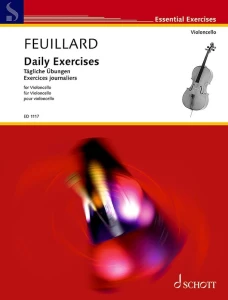 Louis R. Feuillard: Daily Exercises for Violoncello - ćwiczenia codzienne - nuty na wiolonczelę