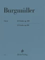 Friedrich Burgmuller: 25 Etudes op. 100 - dwadzieścia pięć etiud - nuty na fortepian