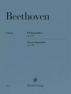 Ludwig van Beethoven: Eleven Bagatelles op. 119 - jedenaście bagatel - nuty na fortepian