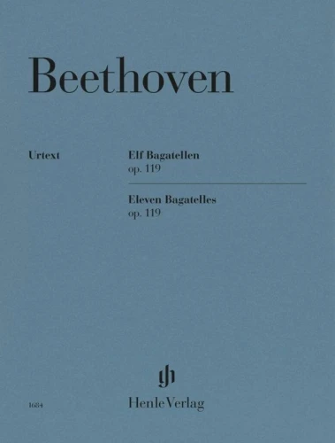 Ludwig van Beethoven: Eleven Bagatelles op. 119 - jedenaście bagatel - nuty na fortepian