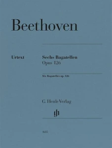 Ludwig van Beethoven: Six Bagatelles op. 126 - sześć bagatel - nuty na fortepian