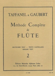 Paul Taffanel, Philippe Gaubert: Methode Complete de Flute Volume 2 - szkoła gry na flecie poprzecznym
