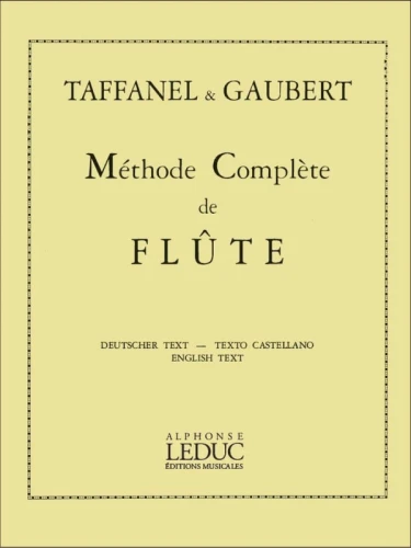 Paul Taffanel, Philippe Gaubert: Methode Complete de Flute - komplet 2 tomów - szkoła gry na flecie poprzecznym