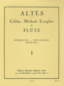 Joseph-Henri Altes: Celebre Methode Complete de Flute Volume 1 - podręcznik do nauki gry na flecie poprzecznym