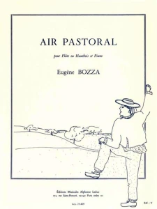 Eugene Bozza: Air Pastoral pour Flute ou Hautbois et Piano - nuty na flet poprzeczny lub obój i fortepian