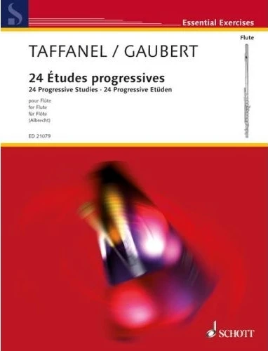 Paul Taffanel, Philippe Gaubert: 24 etudes progressives pour flute - etiudy progresywne - nuty na flet poprzeczny