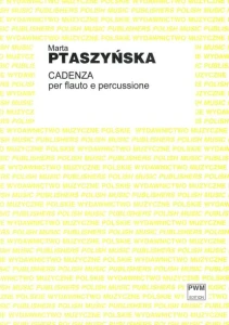 Marta Ptaszyńska: Cadenza per flauto e percussione - partytura - nuty na flet i perkusję