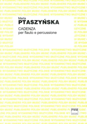 Marta Ptaszyńska: Cadenza per flauto e percussione - partytura - nuty na flet i perkusję