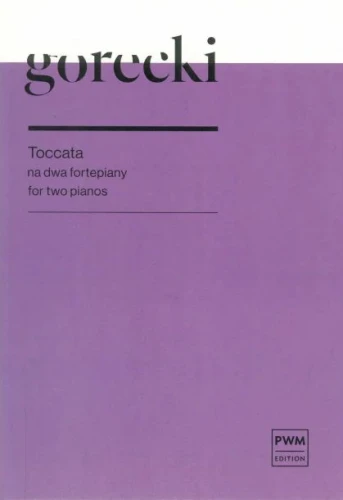 Mikołaj Piotr Górecki: Toccata op. 4 - nuty na dwa fortepiany