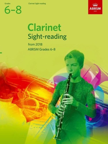 Clarinet Sight-Reading, ABRSM Grades 6-8 from 2018 - ćwiczenia z czytania nut na klarnet