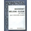 Jules Massenet: Melodie Elegie op. 1 nr 5 - nuty na wiolonczelę z fortepianem
