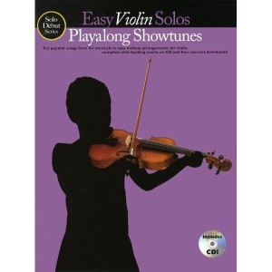 Solo Debut: Playalong Showtunes - Easy Violin Solos - nuty na skrzypce (+ audio online)