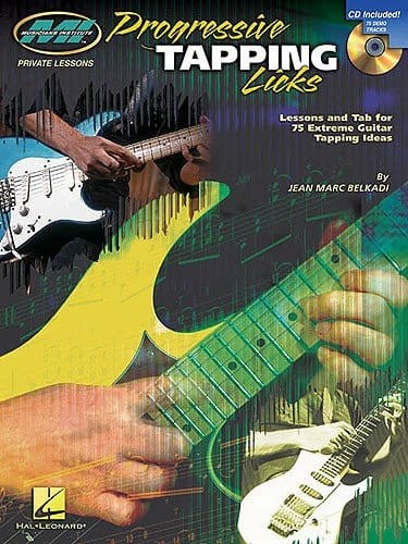 Progressive Tapping Licks (+ płyta CD) - Jean Marc Belkadi - lekcje gry tappingiem na gitarze elektrycznej