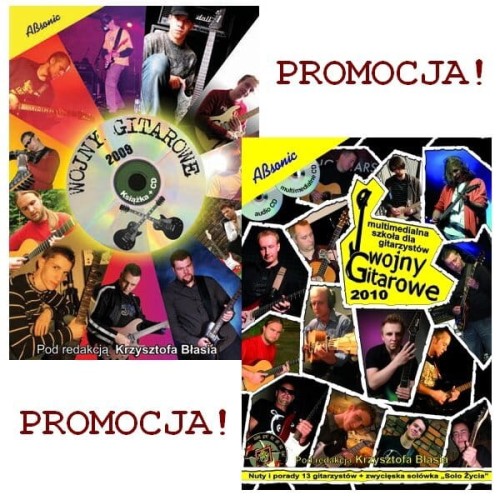 Wojny gitarowe 2009 + 2010 - Krzysztof Błaś (zestaw 2 albumów + 3 płyty CD)