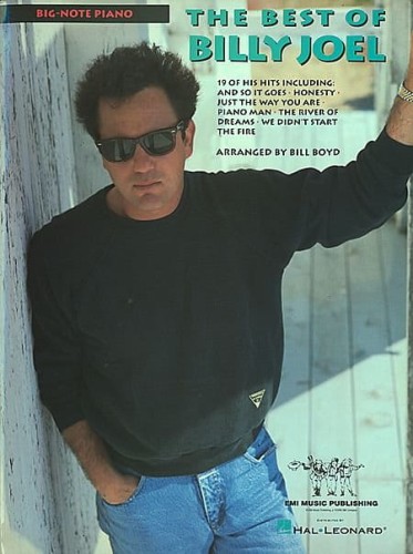 Big Note Piano: The Best of Billy Joel - nuty na fortepian dla początkujących