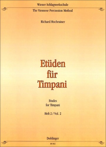 Richard Hochrainer: Etudes for Timpani 2 - nuty na kotły