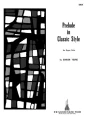 Gordon Young: Prelude In Classic Style - nuty na organy