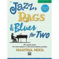 Jazz, Rags and Blues for Two 3 - Martha Mier - nuty na fortepian na cztery ręce