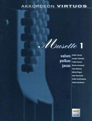 Akkordeon Virtuos: Musette 1 - Valses Polkas Javas - Markus Poecksteiner, Manuela Kloibmüller - nuty na akordeon