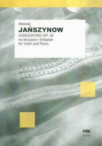 Concertino w stylu rosyjskim op. 35 - nuty na skrzypce - Aleksiej Jańszynow