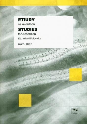 Etiudy na akordeon zeszyt 1 - Witold Kulpowicz - nuty na akordeon