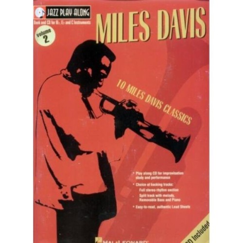 Miles Davis Jazz Play Along Volume 2 - nuty na instrumenty C, Bb, Eb (+ płyta CD)