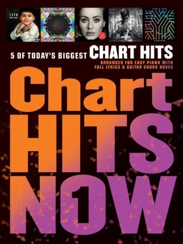 Chart Hits Now 1 Easy Piano - nuty w łatwym układzie na fortepian z tekstami i akordami