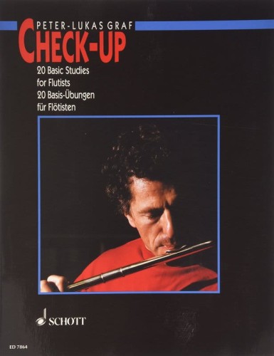 Peter-Lukas Graf: Check-Up - 20 Basic Studies for Flutists - 20 podstawowych ćwiczeń dla flecistów - nuty na flet poprzeczny