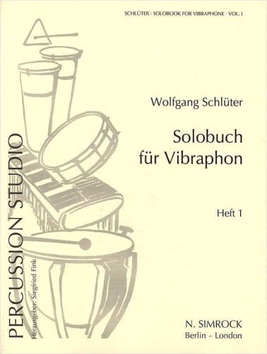Wolfgang Schluter: Solobuch fur vibraphon 1 - Solobook for Vibraphone 1 - nuty na wibrafon